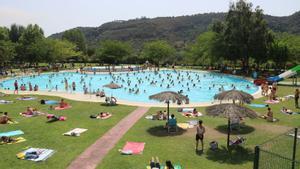 La piscina municipal de Martorell, en una imagen de 2021
