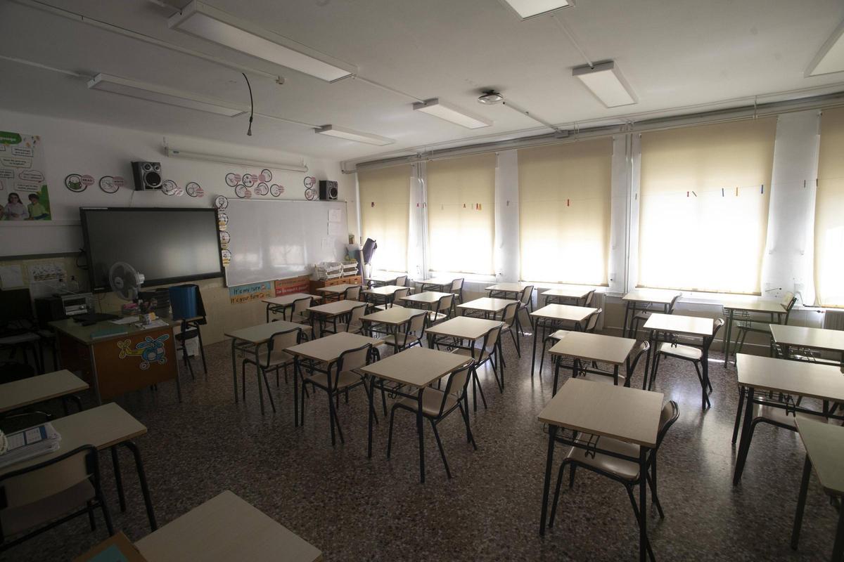 Imagen interior de un colegio.