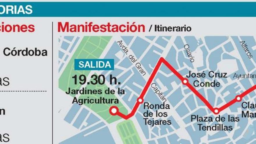 Hoy, a las 12.00 en Diputación y a las 19.30, a la manifestación