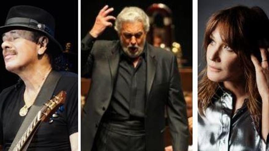 El 32è Festival de Peralada anuncia Carla Bruni, Santana i Plácido Domingo