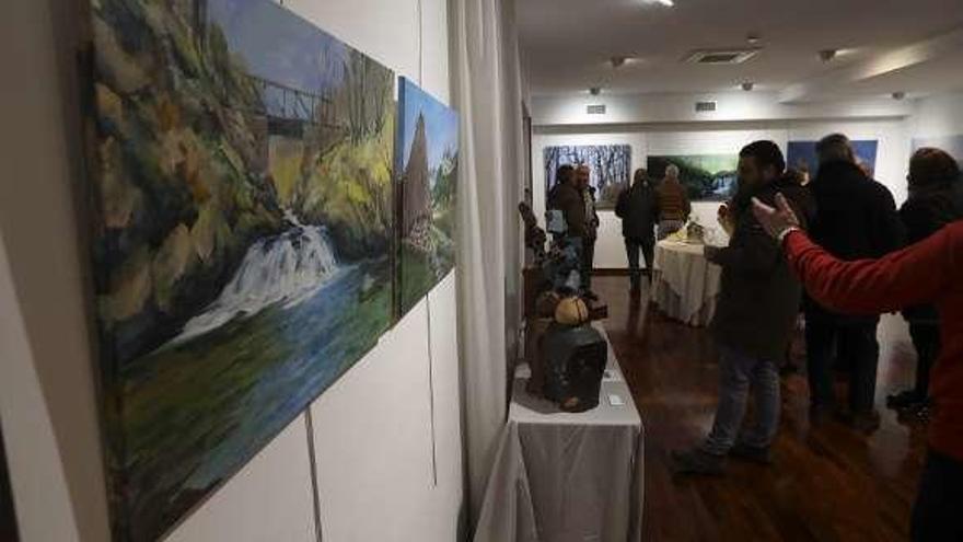 Exposición de pintura en la sala Bocana