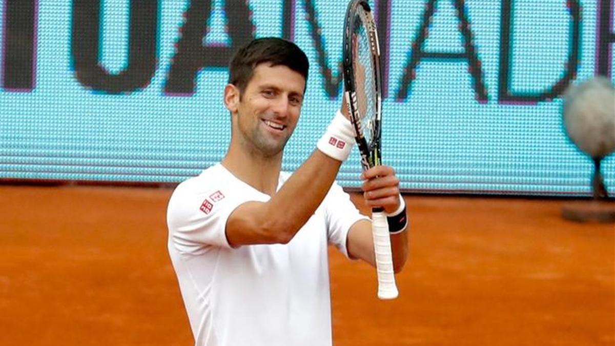 Djokovic vuelve al Open de Madrid confiado y seguro