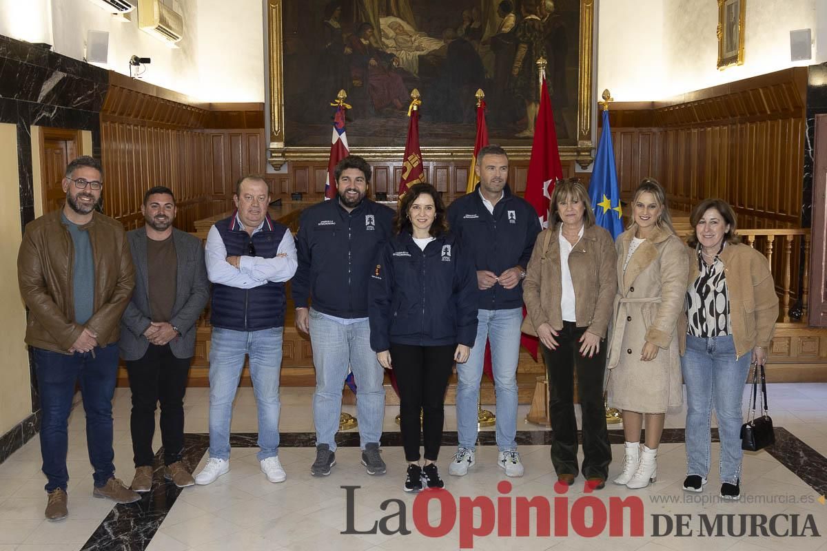 Así ha sido la visita de Isabel Díaz Ayuso a Caravaca de la Cruz