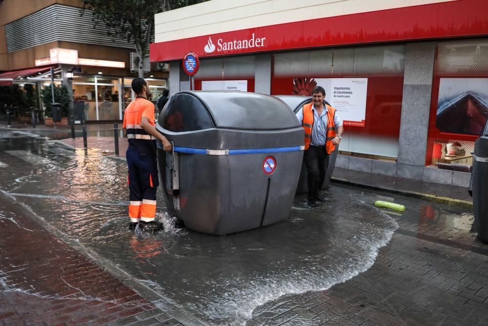 La tormenta ha complicado la movilidad dentro de la isla