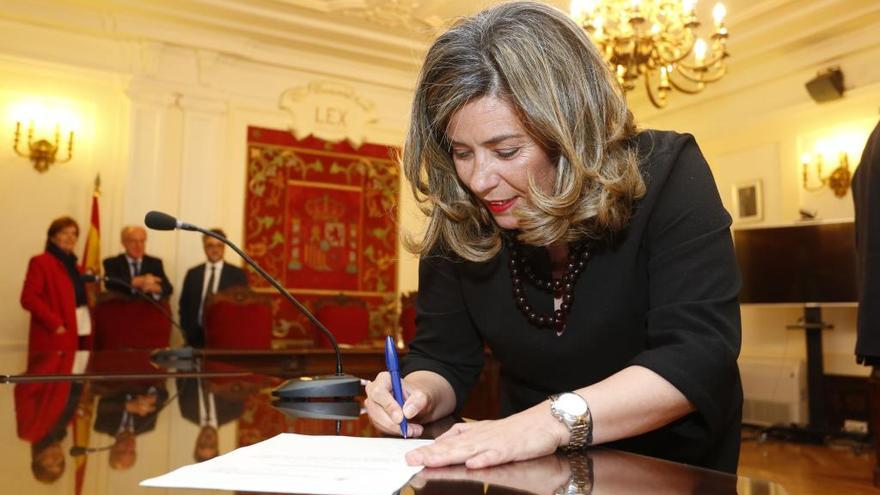 La ex gerente del Partido Popular en León, Yolanda Gutiérrez