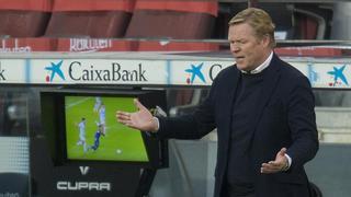 Koeman: "He visto a mi equipo con dudas"