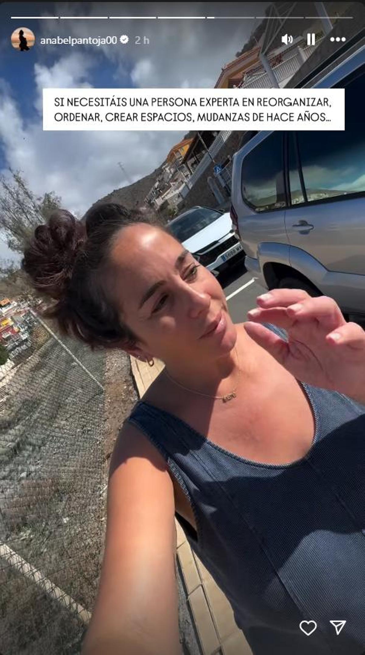 Anabel Pantoja cuenta a sus seguidores sus próximos movimientos.