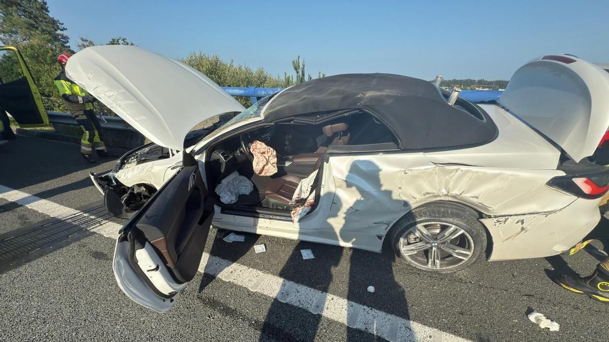Estado en el que quedó el vehículo siniestrado.