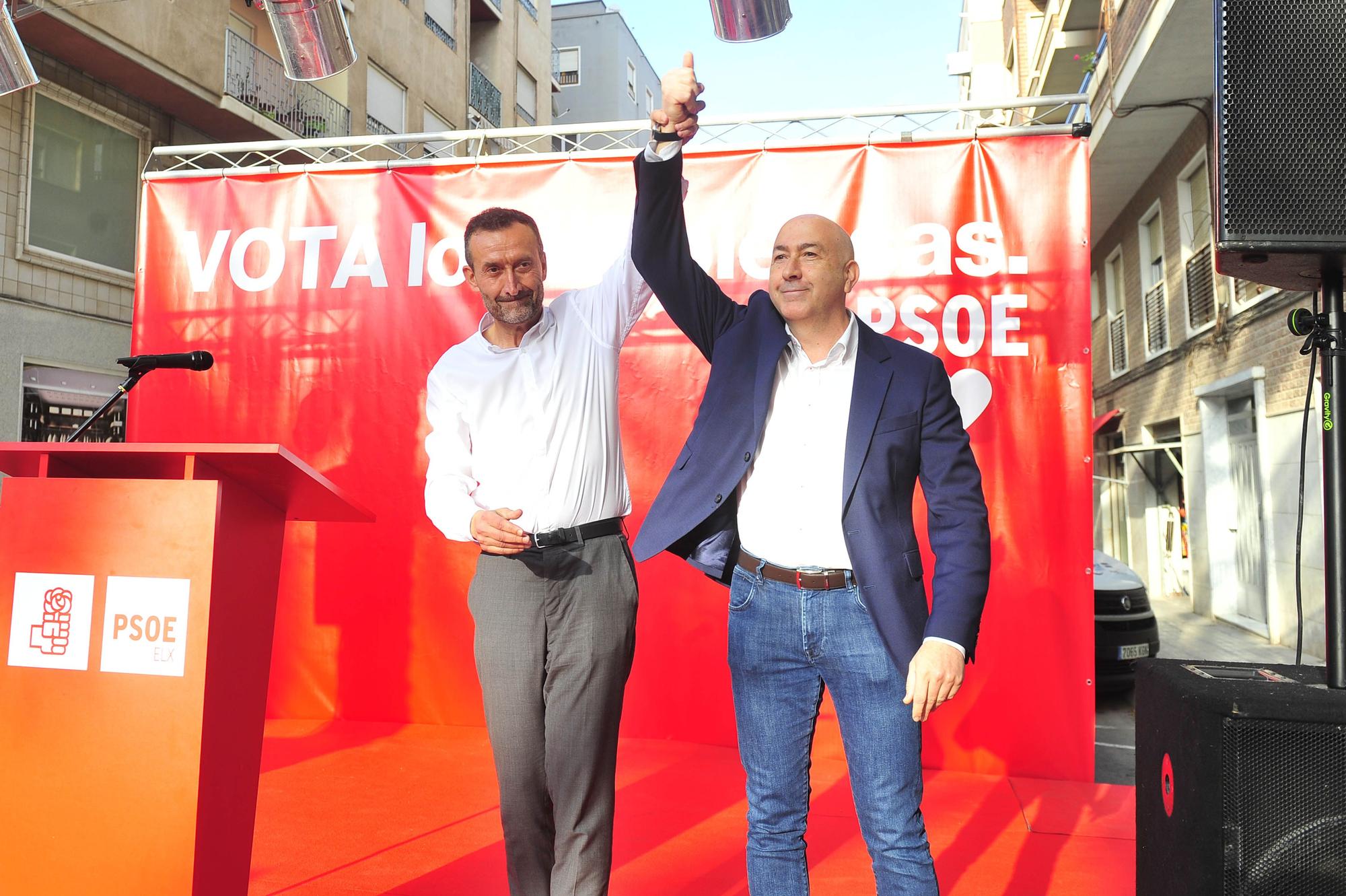 Cierre de campaña del PSOE de Elche