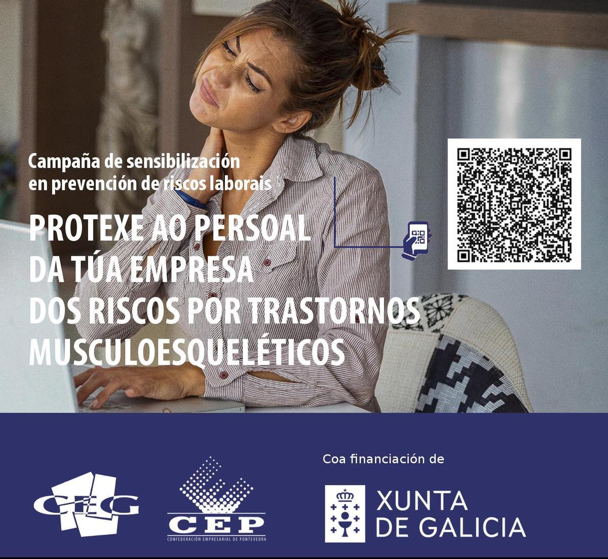 Nova campaña da CEP para concienciar sobre os trastornos músculo - esqueléticos no entorno laboral