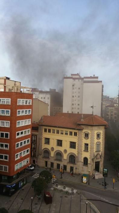 Oleada de incendios en contenedores de Gijón