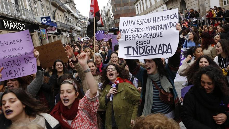 Manifestación del 8M en Vigo // R. Grobas