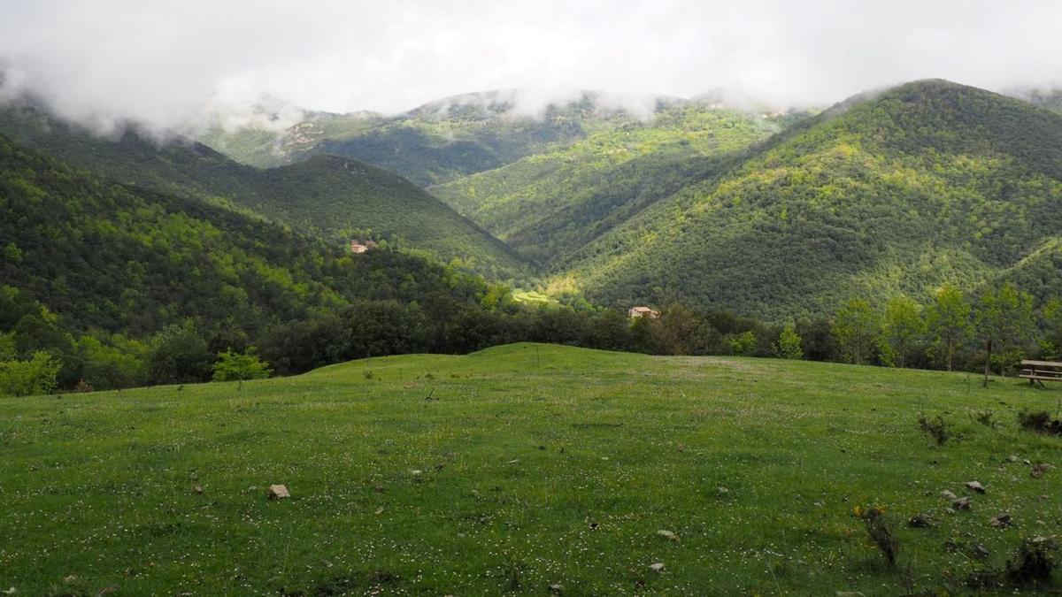 Una imatge capturada al poble d’Oix, a l’Alta Garrotxa. | FRANCESC SOLÀ