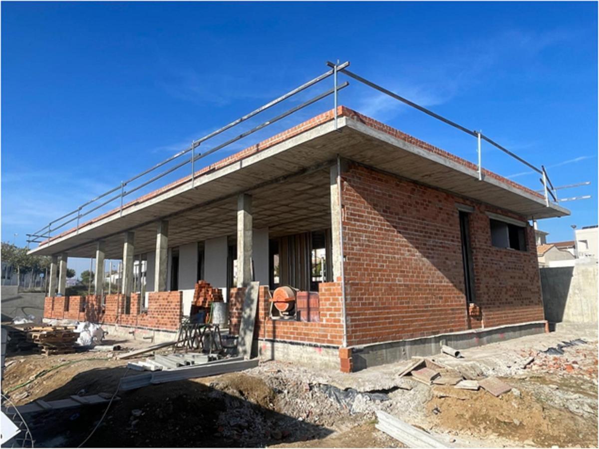 Obras en el nuevo centro de Clínica San Miguel en Plasencia.