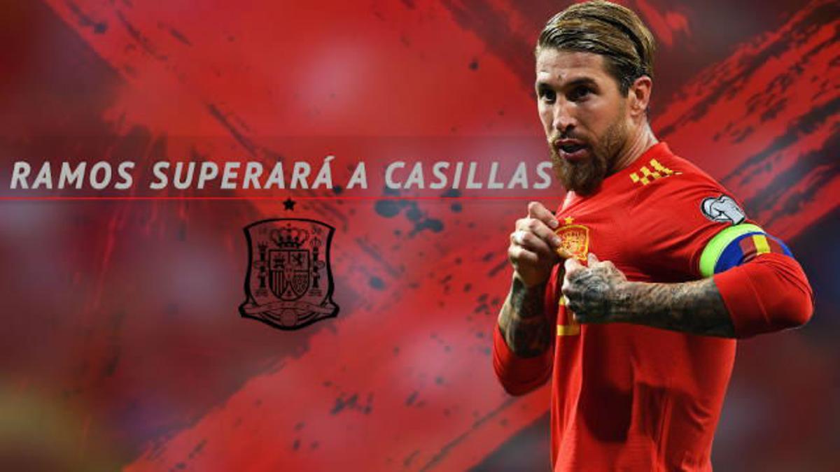 Ramos superará a Casillas y se acerca a Buffon en internacionalidades