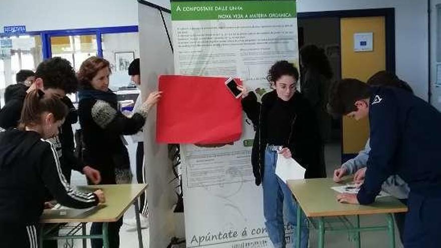 Una de las actividades de los estudiantes de cuarto de ESO.