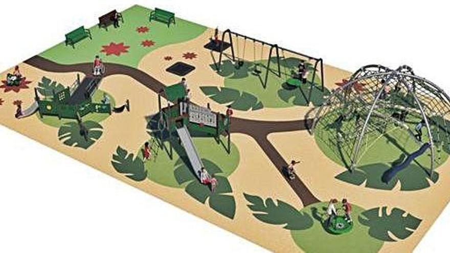 Nuevo parque en Ca n&#039;Escandell a gusto de los niños