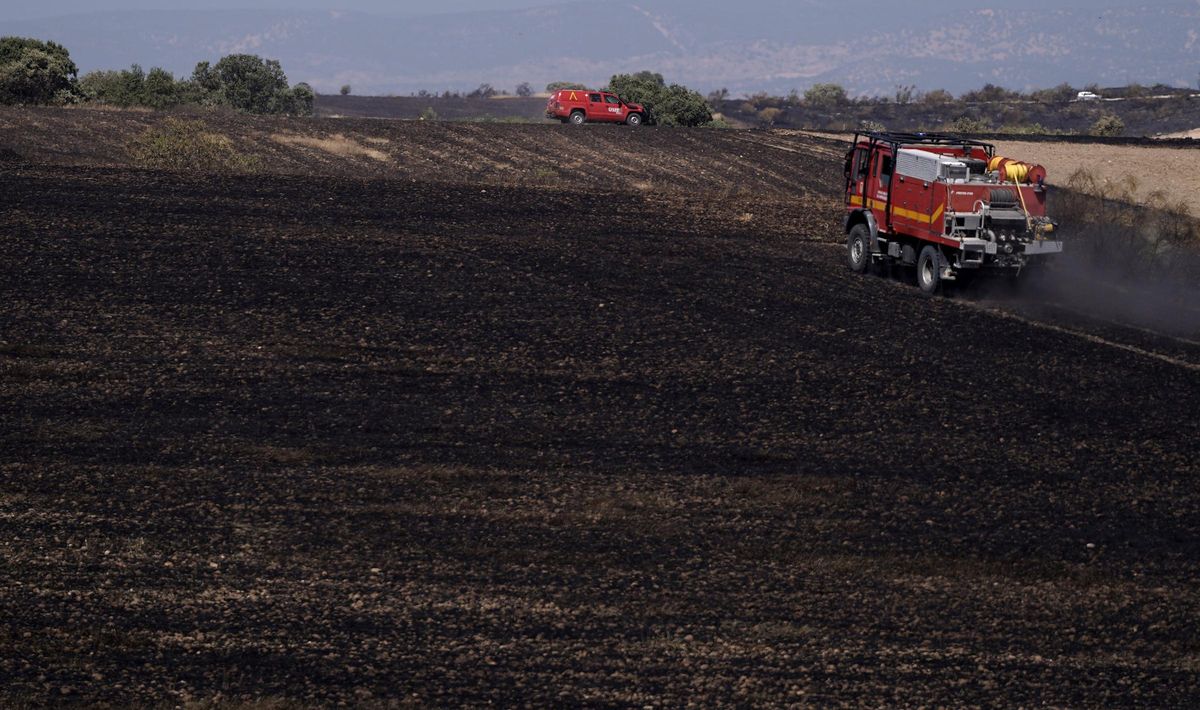 Incendio en la zona de Méntrida.