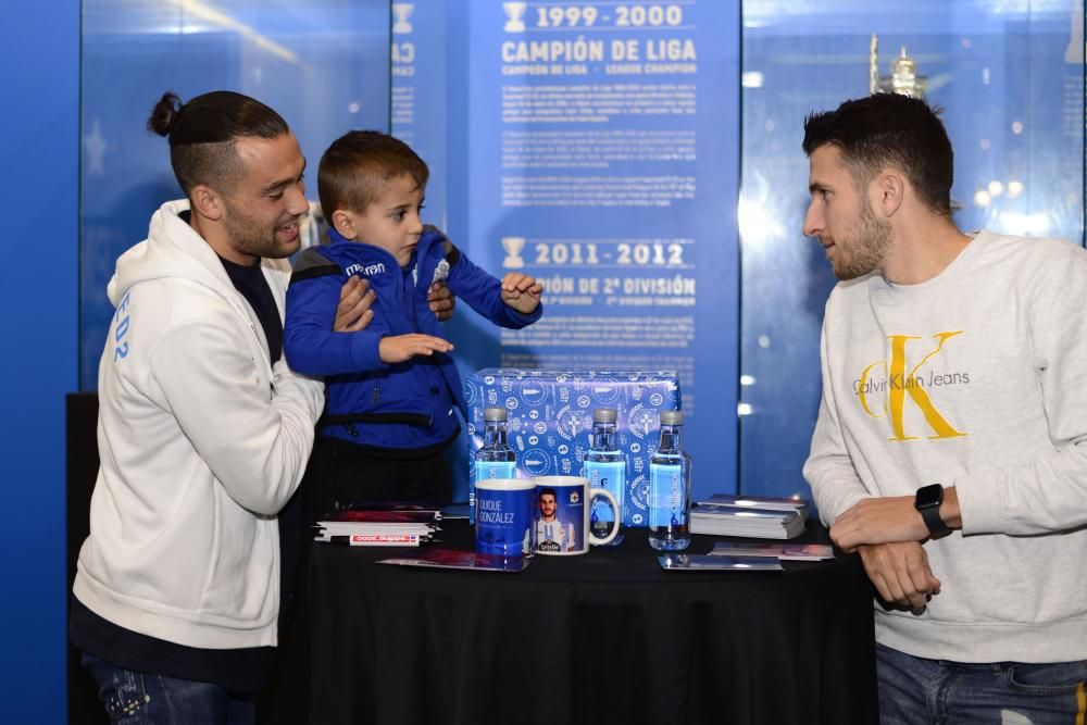 Duarte, Quique, Edu y Gerard, Reyes blanquiazules