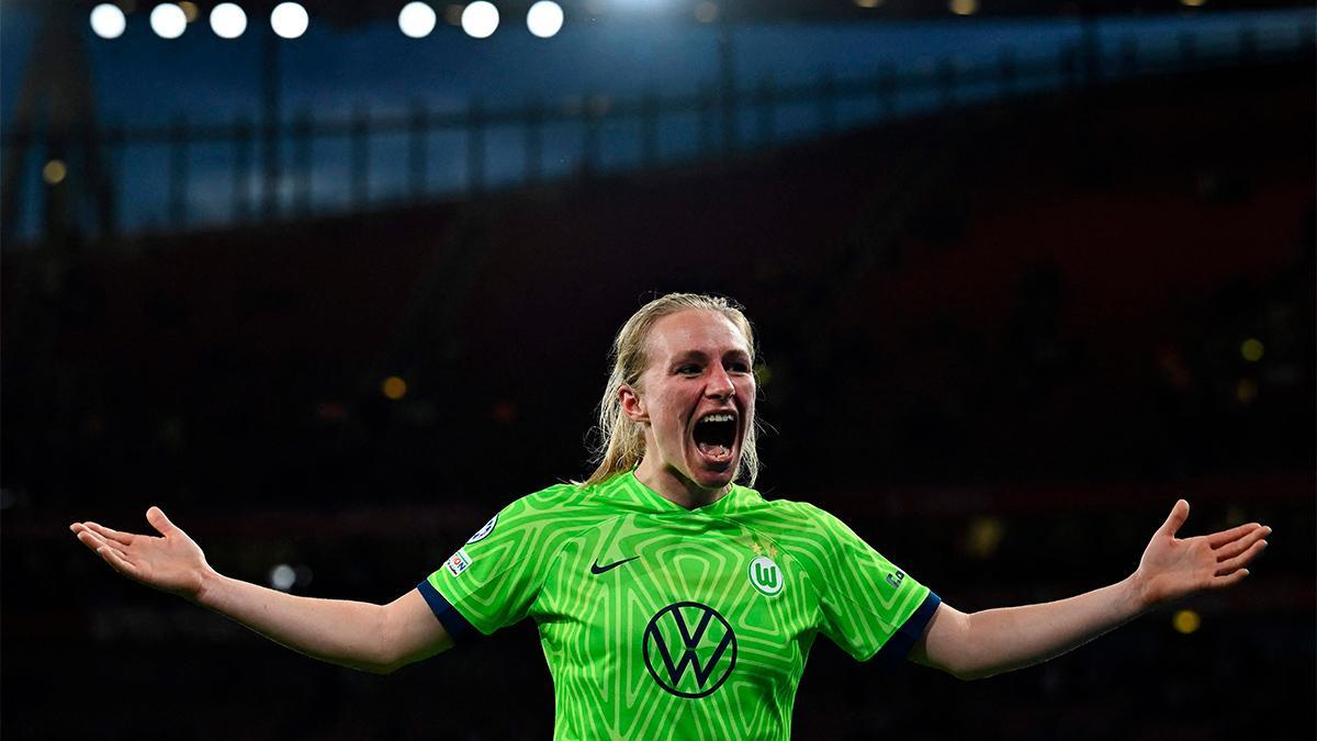 Arsenal - Wolfsburgo | El gol de Pauline Bremer
