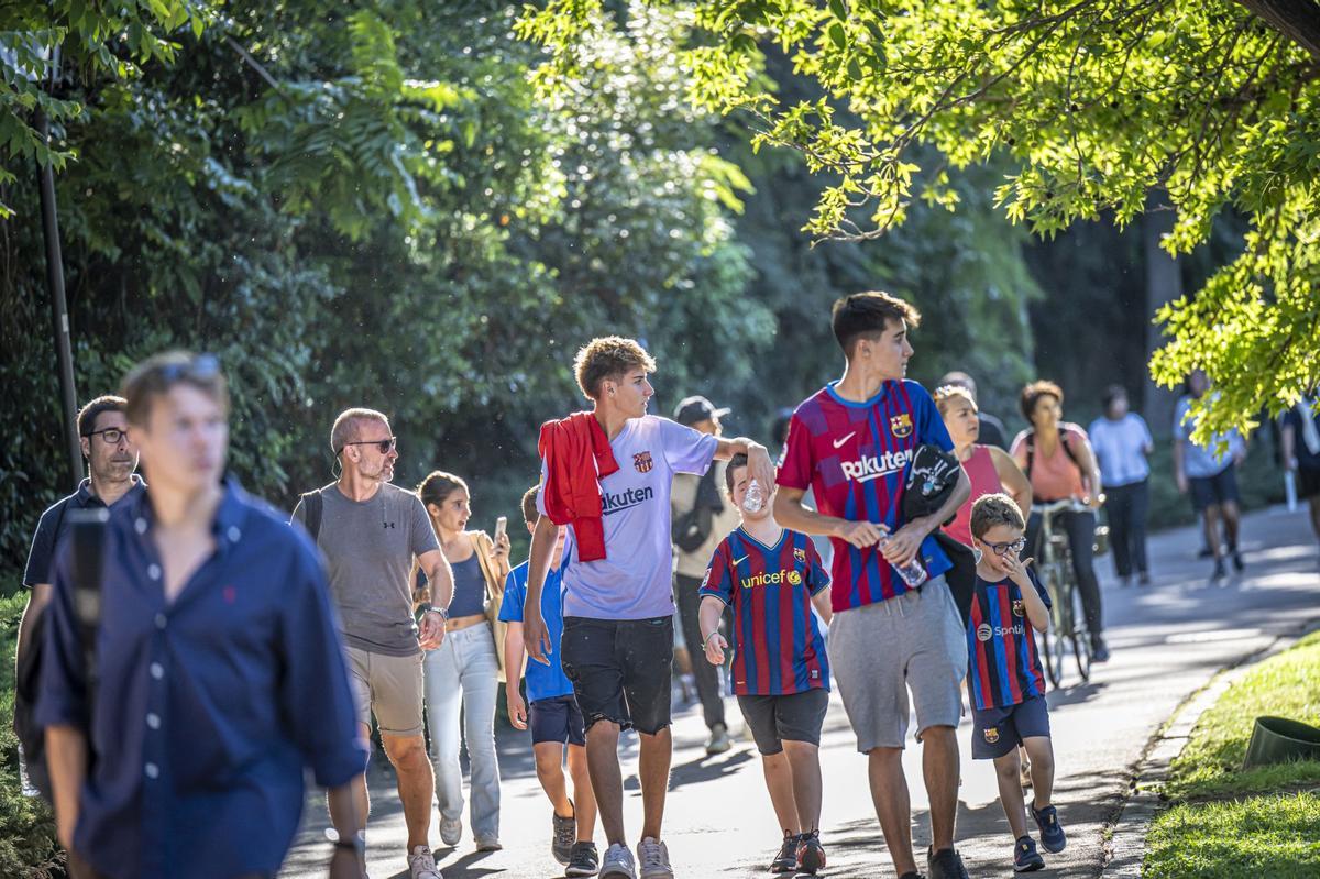 Barça versus Mercè: el fútbol se impone a la fiesta en la montaña de Montjuïc