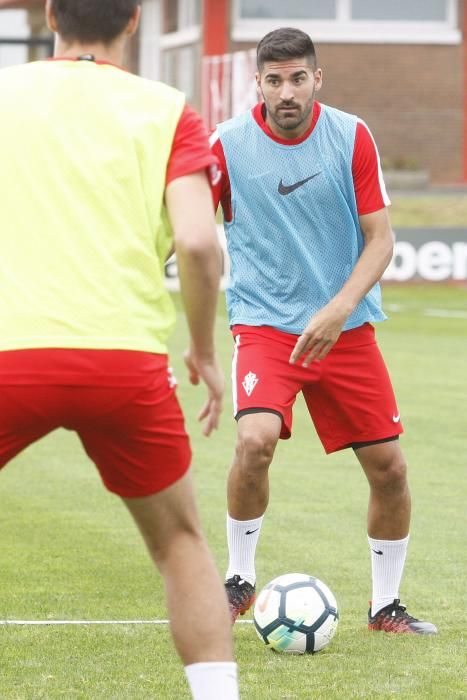 Entrenamiento del Sporting