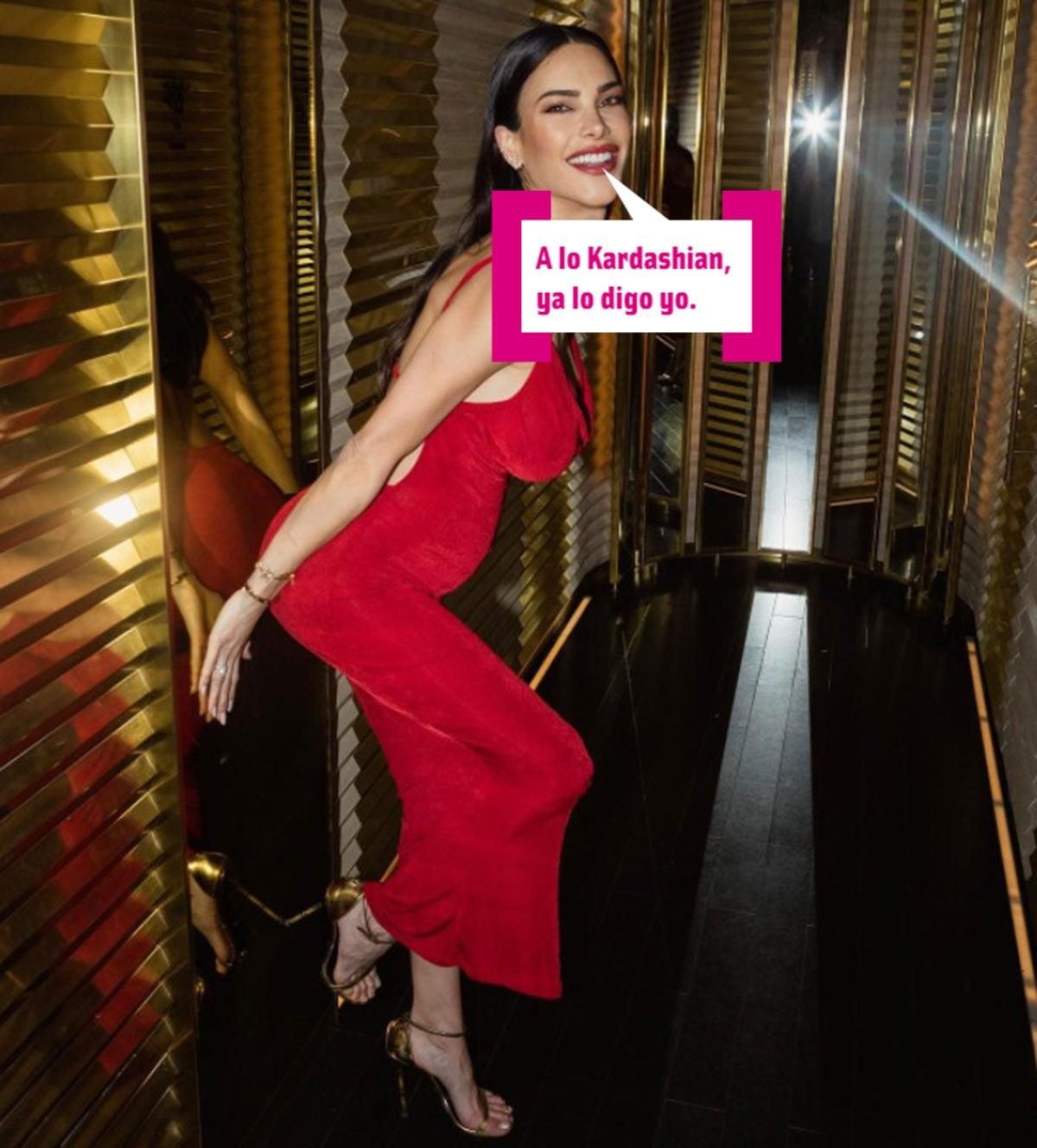 Carla Barber con bocadillo Cuore con referencia Kardashians