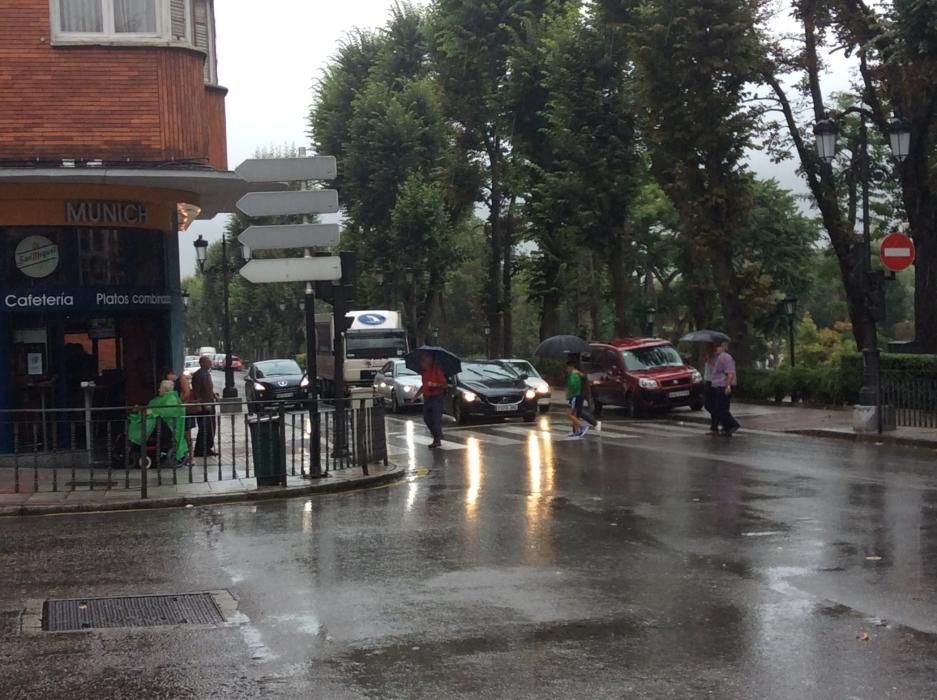 Día de lluvia en Asturias