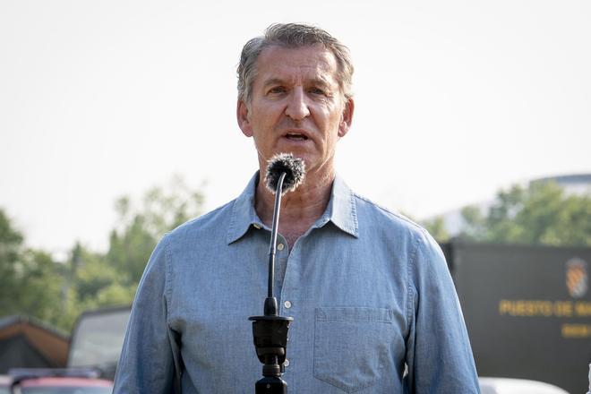Feijóo arremete contra Sánchez antes de visitar Ceuta este sábado: "Una frontera no se asegura improvisando boyas"