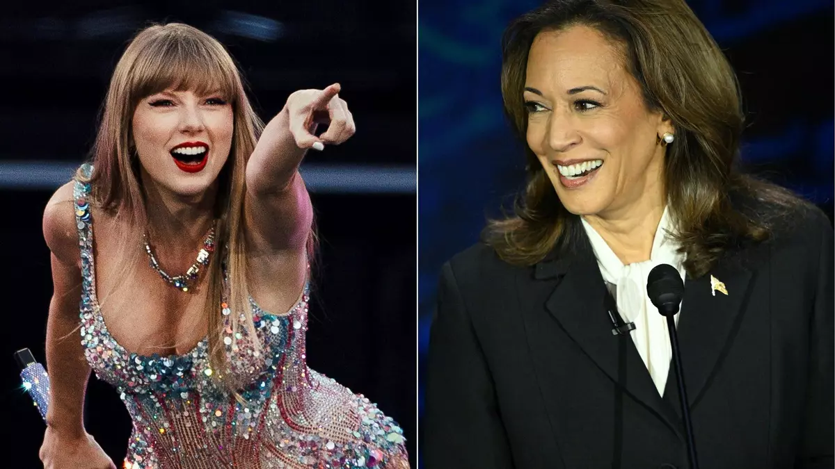Kamala Harris, telonera de Taylor Swift