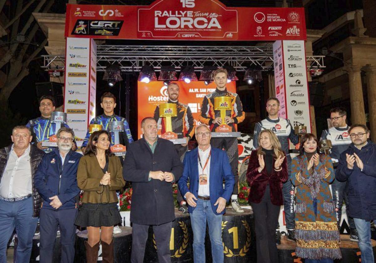Podio final del Rallye Tierras Altas de Lorca. | A.C.L.