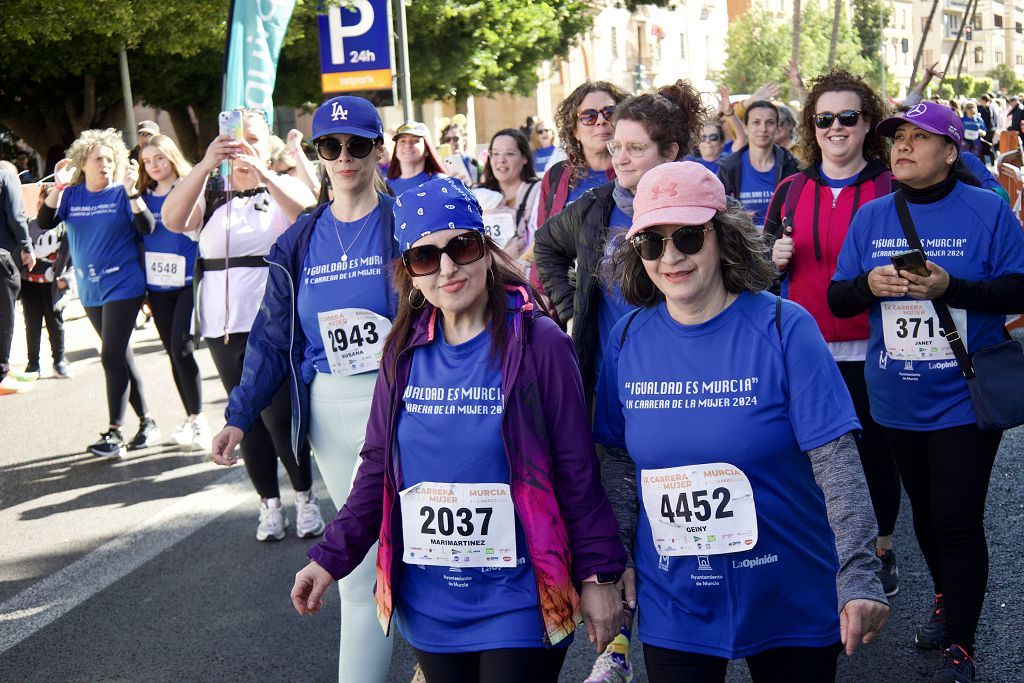 Las imágenes de la llegada a meta de la Carrera de la Mujer de Murcia 2024