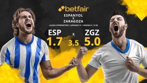 RCD Espanyol vs. Real Zaragoza: horario, TV, estadísticas, clasificación y pronósticos