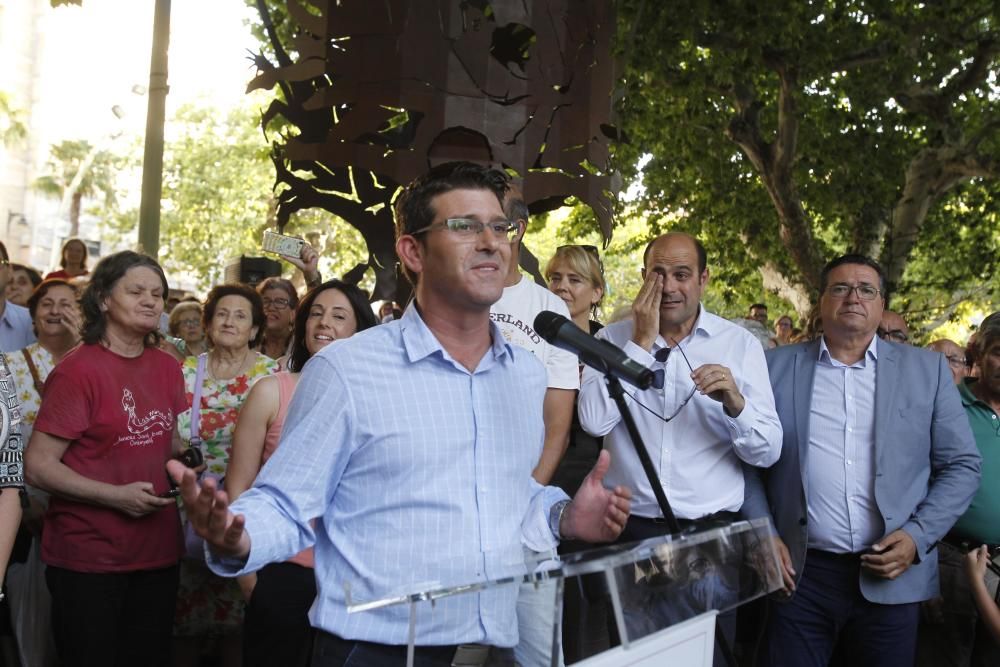 Primer acto como alcalde de Jorge Rodríguez tras su detención