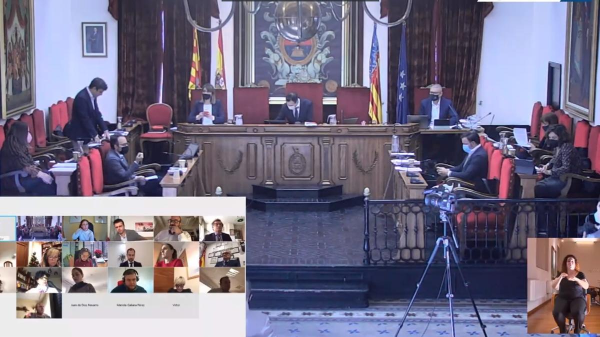 Pleno telemático del Ayuntamiento de Elche