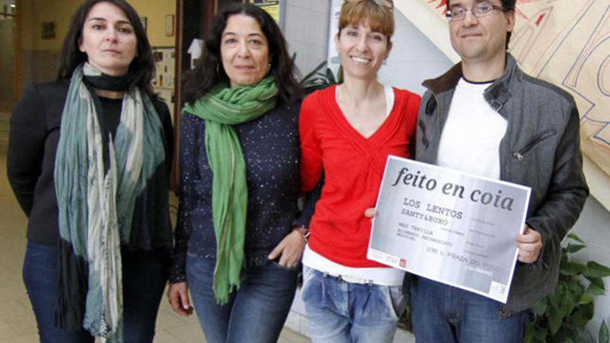 María Vázquez, Ana Álvarez, Cristina Baltar y Daniel Rodríguez  // J. Santomé