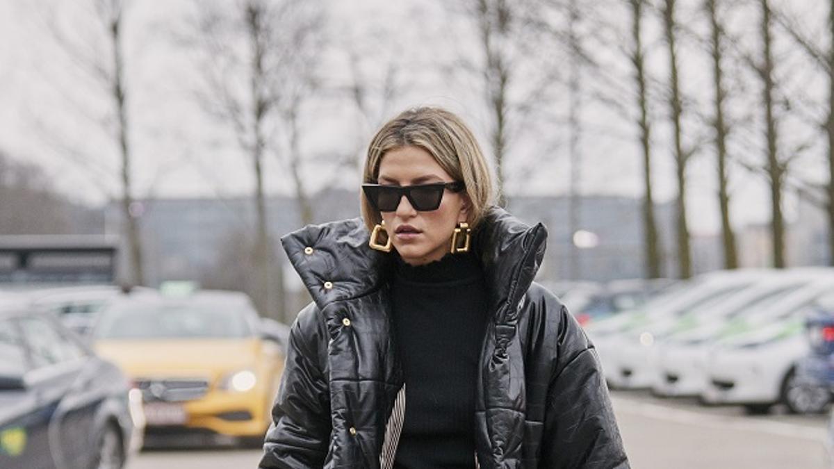 Look con plumífero visto en el 'street style' de invierno de Copenhague