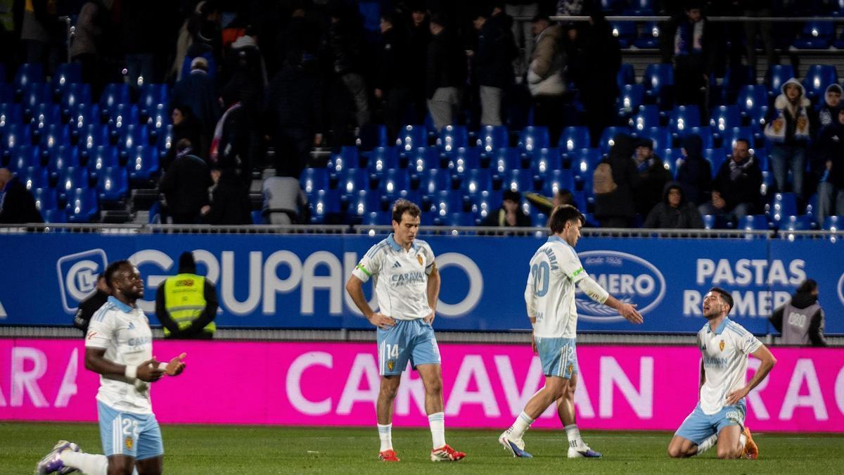 El Real Zaragoza se complica mucho la vida tras empatar frente al Eibar