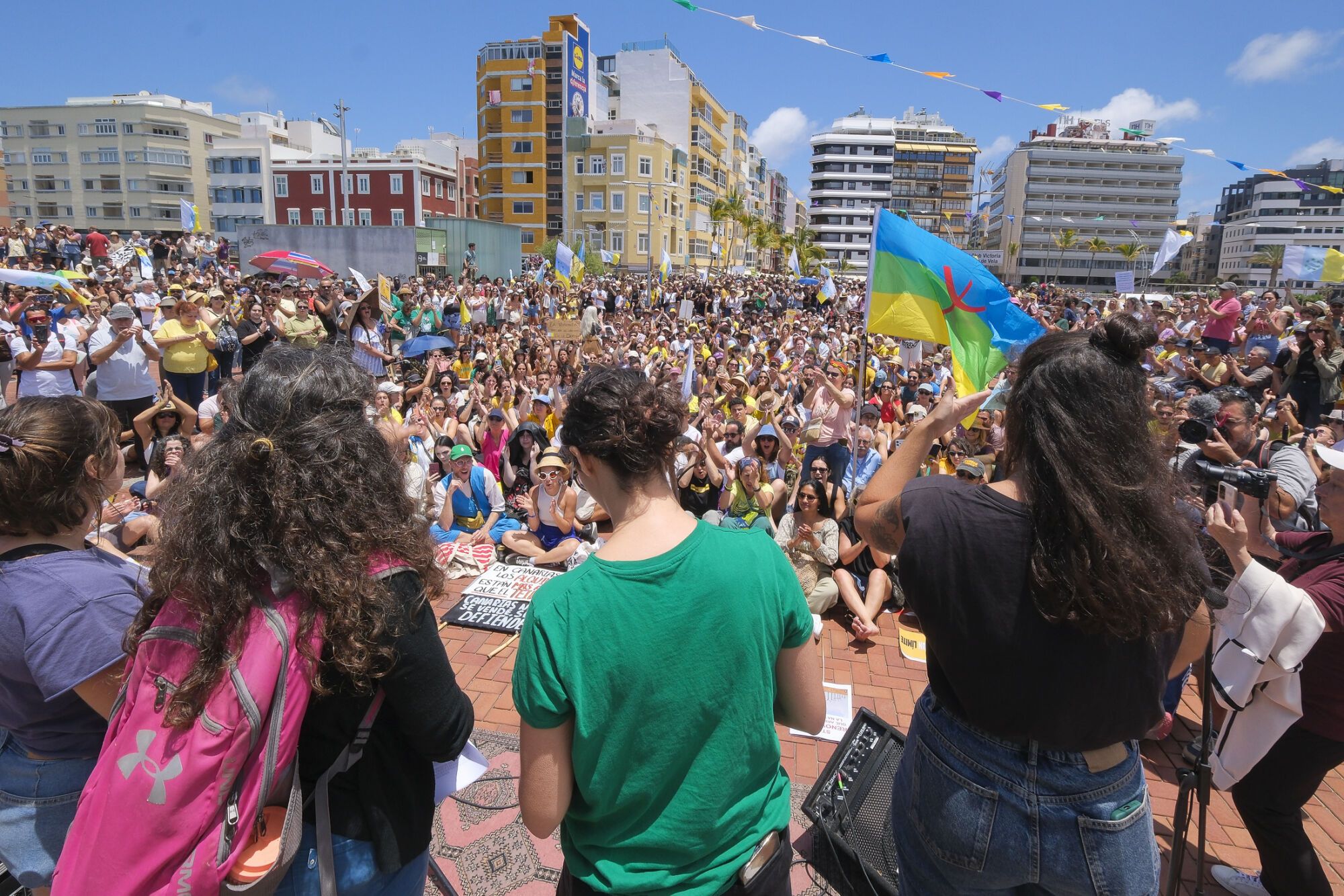 Manifestación Canarias tiene un límite 18M en Las Palmas de Gran Canaria