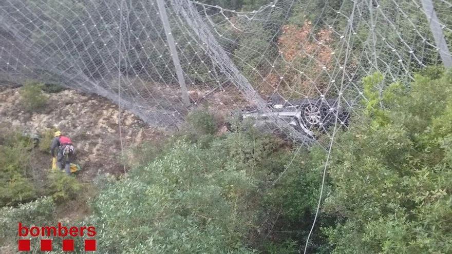 Accident de trànsit a la carretera de Montserrat