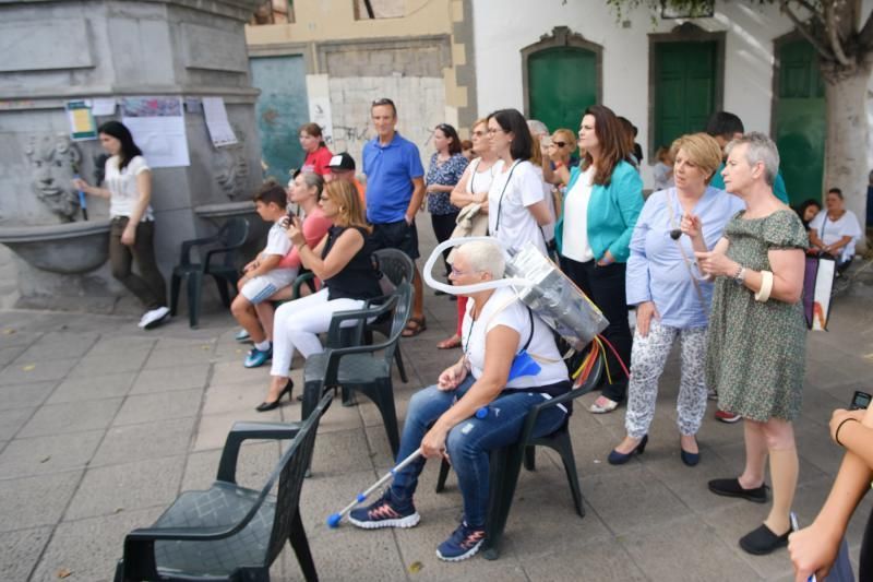 05-07-18. LAS PALMAS DE GRAN CANARIA. Colectivos de El Risco (Risco de San Nicolás, San Bernardo y San Lázaro) se congregarán con el objeto de anunciar a la opinión pública su posición respecto las actuaciones que el Ayuntamiento de Las Palmas de Gran Canaria está promoviendo en el barrio. FOTO: JOSÉ CARLOS GUERRA.  | 05/07/2018 | Fotógrafo: José Carlos Guerra