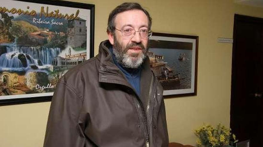 Manuel Penedo, alcalde de O Irixo. // I. Osorio