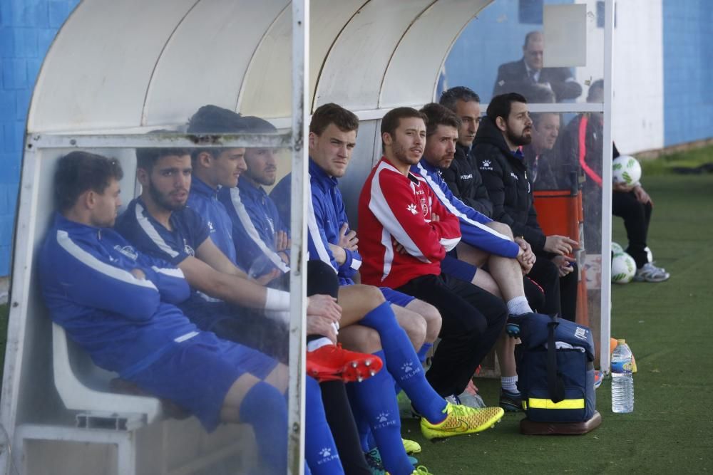 El partido entre el Real Avilés y el Siero, en imágenes