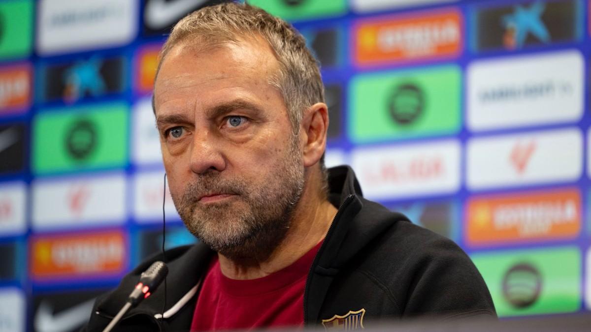 Flick, en la rueda de prensa previa al Leganés