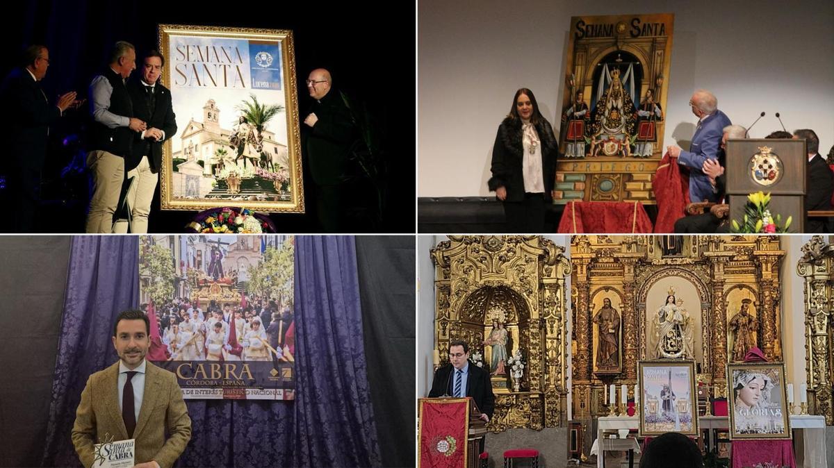 Presentación de los carteles de Semana Santa 2026 en Cabra y Priego de Córdoba.