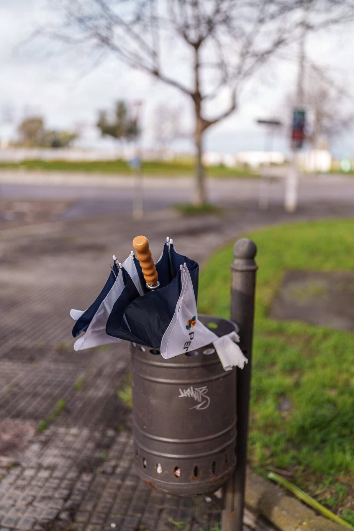 Efectos del temporal Leonardo a su paso por Mérida