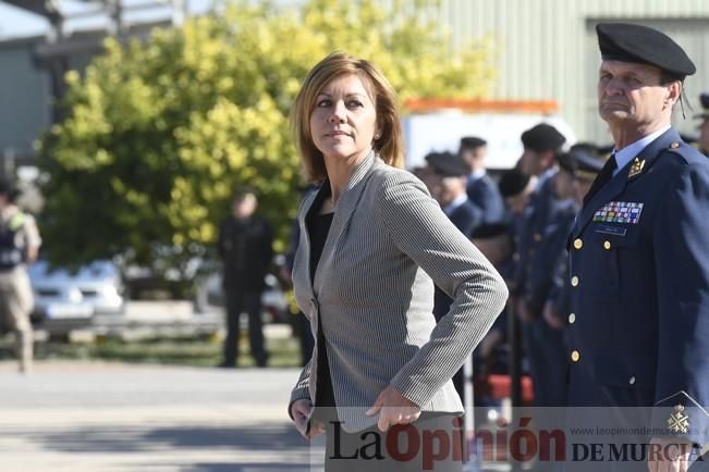 Homenaje al primer salto paracaidista militar en la Base Aérea de Alcantarilla