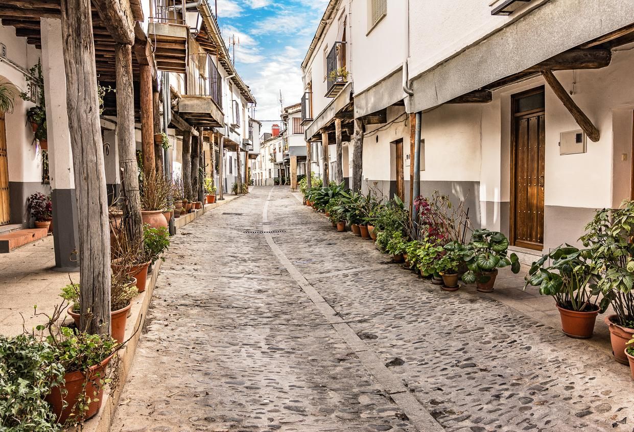 Calles del Barrio Judío de Guadalupe.