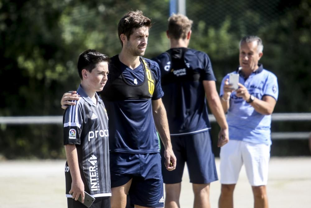 Primer entrenamiento del Real Oviedo