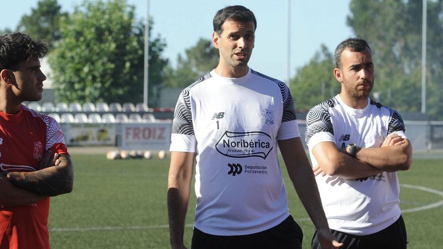 Manuti durante un entrenamiento en el Municipal. | Bernabé/Javier Lalín